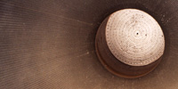 The interior of a Saturn F-1 engine